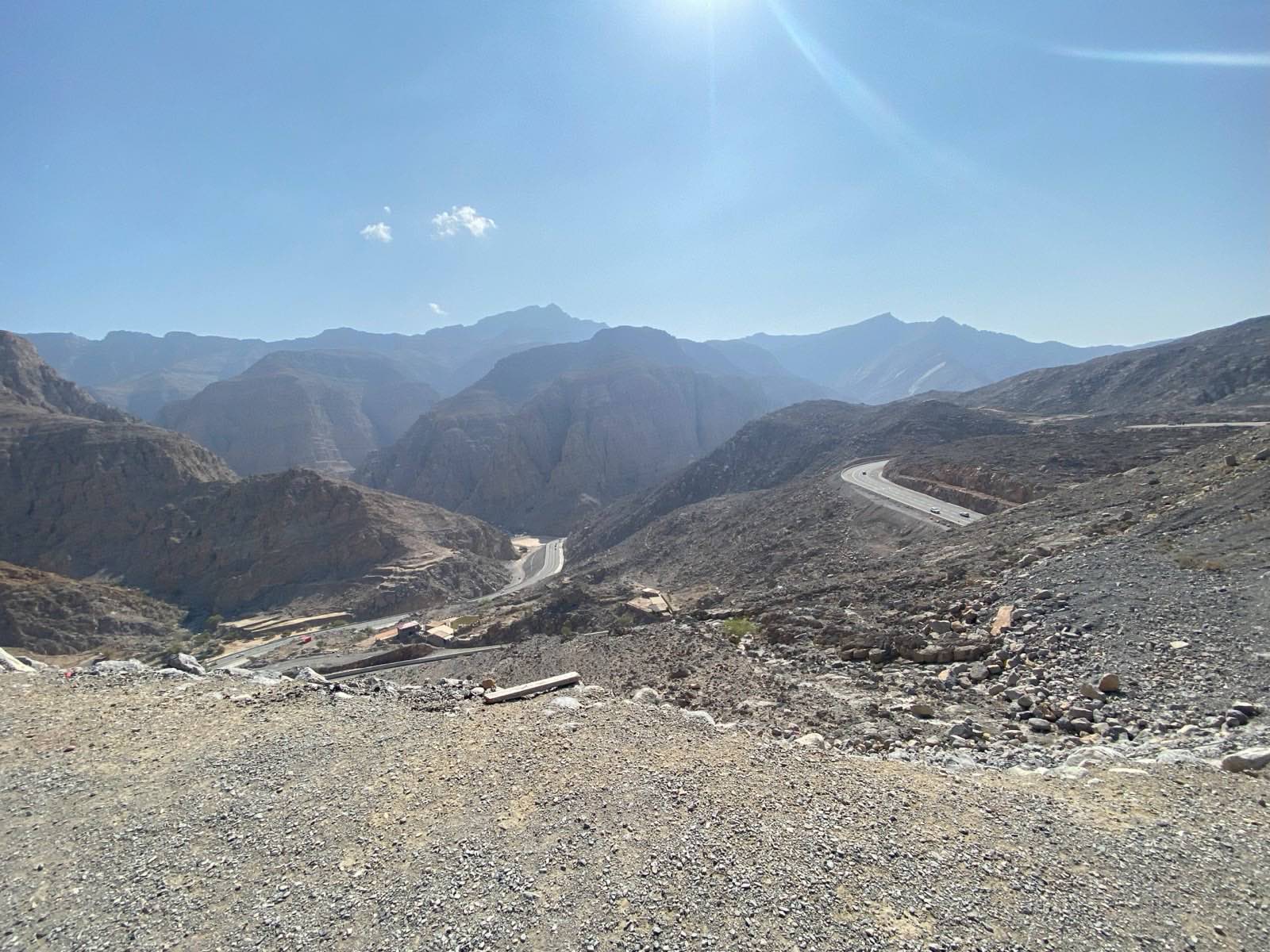 The Jebel Jais range above Ras Al Khaimah